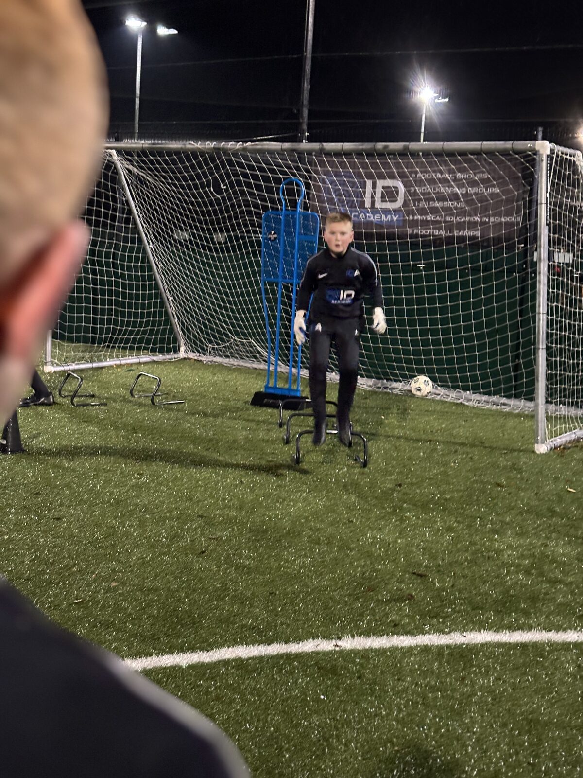 Goalkeeping training session